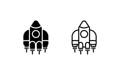 Spaceship Vector Icon