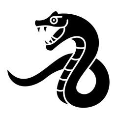 Fototapeta premium Black Mamba Icon