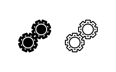 Gears Vector Icon