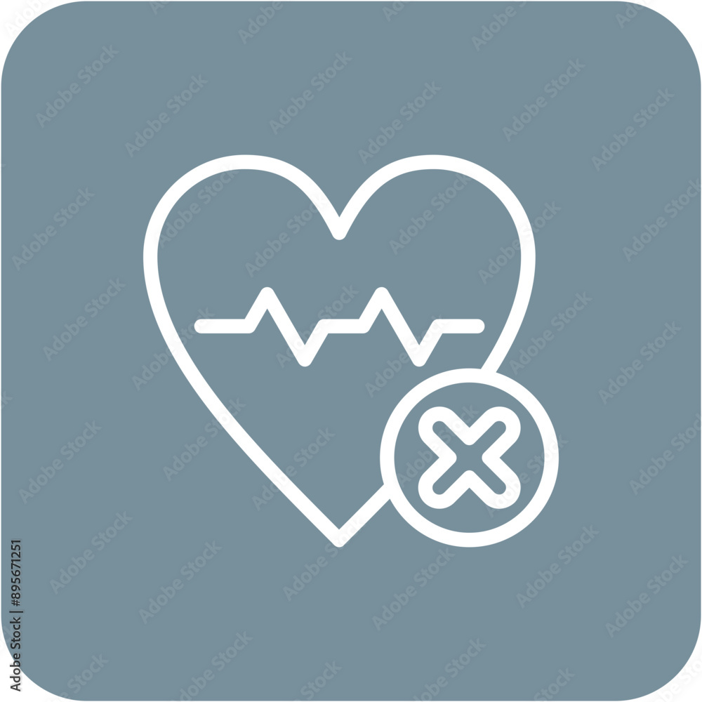 Sticker heart icon