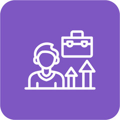 Fototapeta premium Job promotion Icon