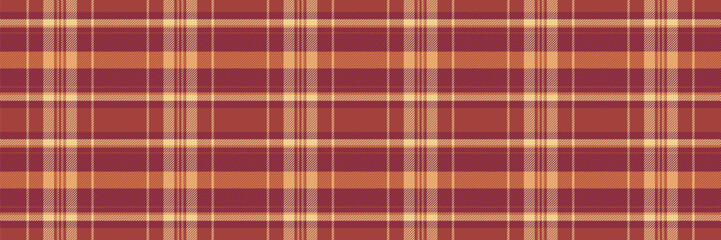 Vogue fabric check plaid, festive pattern textile tartan. Interior texture seamless vector background in red and pink colors.