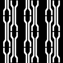 Seamless abstract geometric pattern. Vector Illustration.