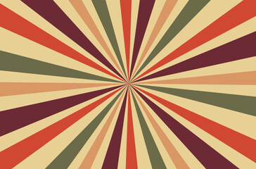 Fototapeta premium Classic sunburst rays vintage retro design
