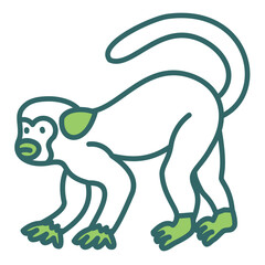 Squirrel Monkey Icon