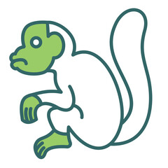 Uakari Monkey Icon