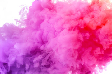 Colorful smoke feast produced in a studio environment