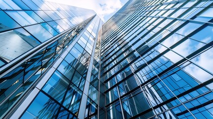 Obraz premium real estate business building