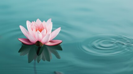 A lotus flower representing a goal, with soul like petals