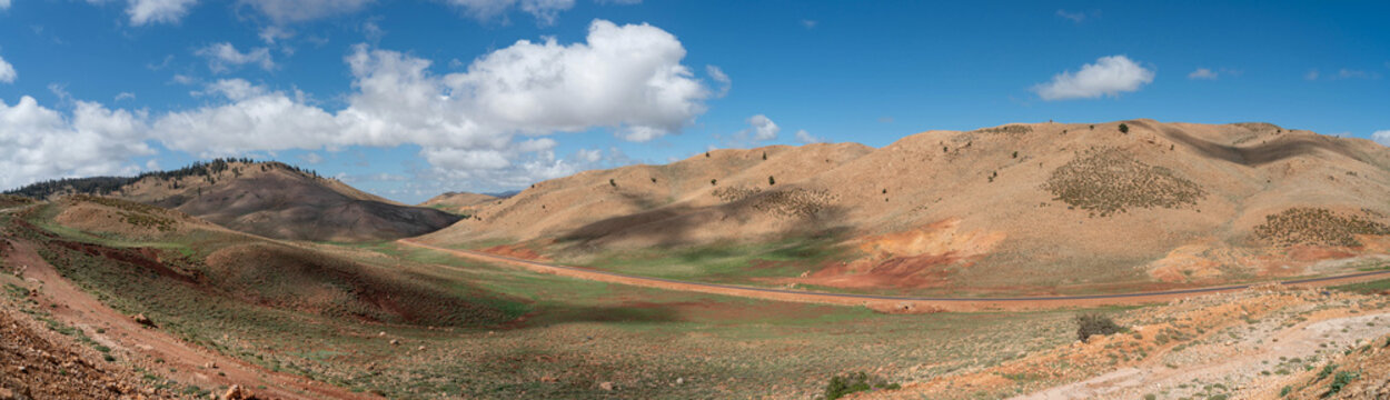 Tassaout, a high valley of the M'goun mountain massif, Morocco