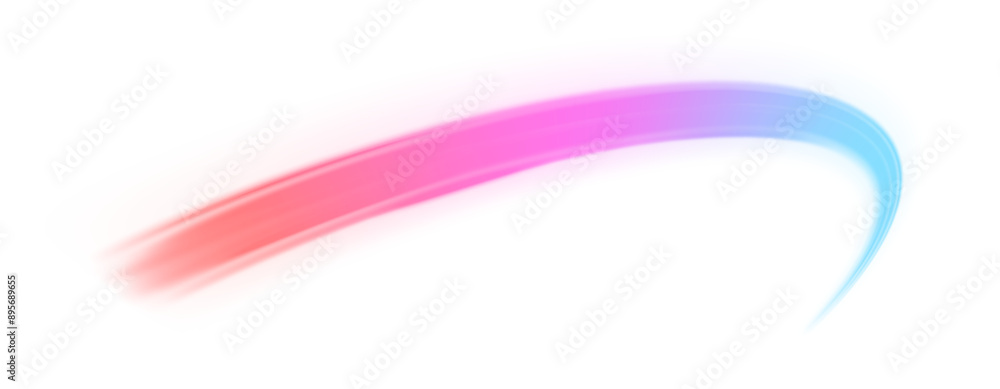 Aufkleber vector bright speed wave wake vortex effect png. expressway, car headlight effect on isolated white 