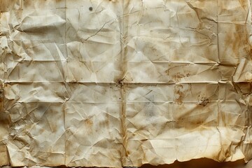 Crumpled Aged Paper Texture with Subtle Color Variations.