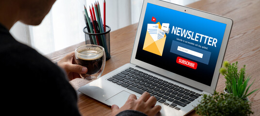 newsletter signup page on computer for customer to subscribe snugly newsletter update information to subscriber