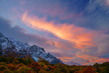 Sunset from Patagonia (Los Glaciares National Park)