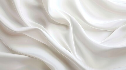 Obraz premium A bright white background with smooth, flowing lines and curves