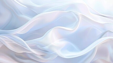 Obraz premium A clean white background with gentle gradients and light effects