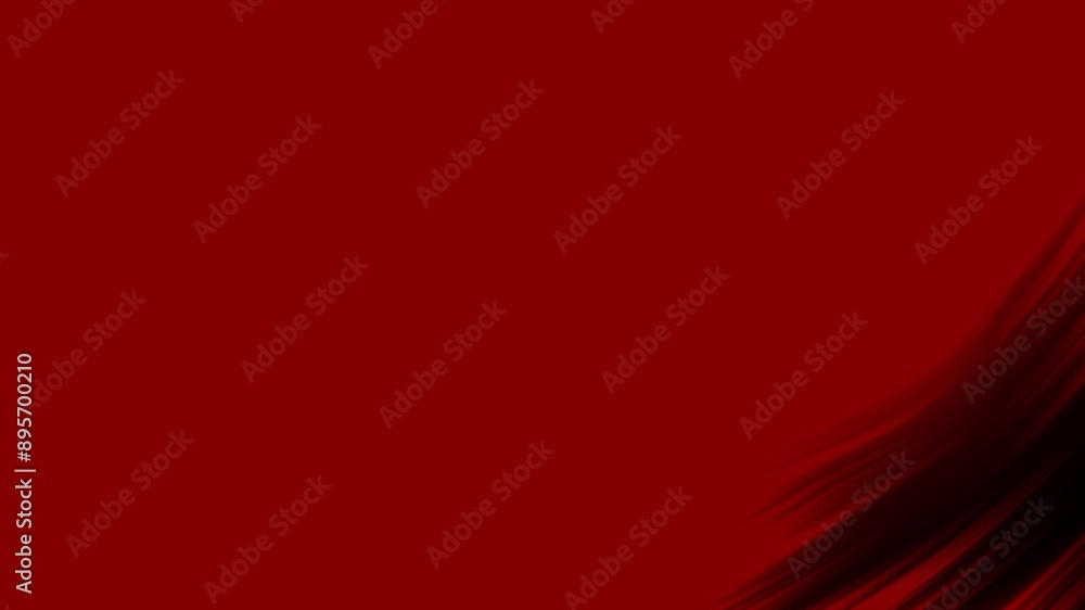 Poster black brush effect dynamic lines on red screen. stock art effect in 4k.