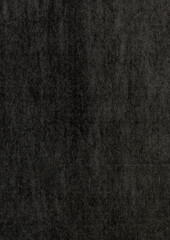 black dark toner paint on thin newspaper, magazine paper overlay.