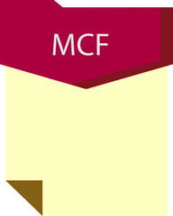 MCF  File format minimal icon