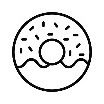 recommend clip art: Take a look at this carefully crafted icon of donut, customizable vector