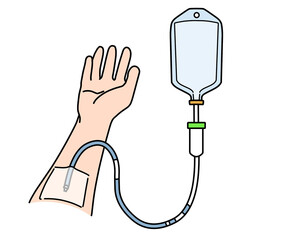 輸液ルートへのエアー混入