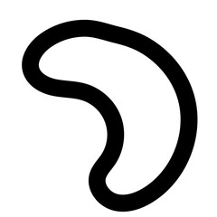 black doodle line hand drawn element