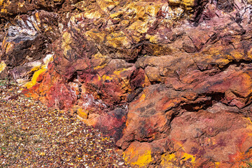 The abandoned Mine in Minas de Sao Domingos Village in Alentejo Portugal.