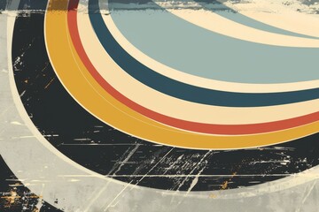 Retro Sci-Fi Background Futuristic landscape . Beautiful simple AI generated image in 4K, unique.