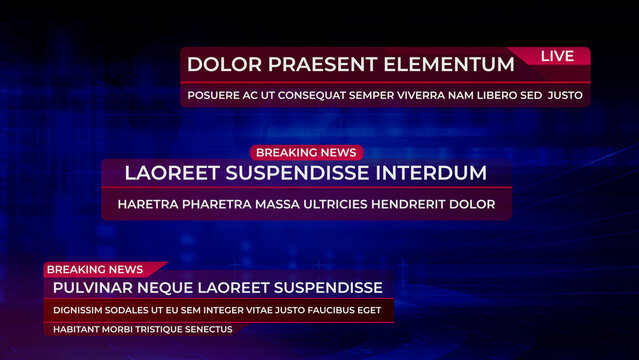 Bold Dynamic News Lower Thirds