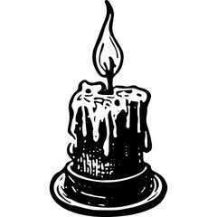 Candle In A Candlestick 