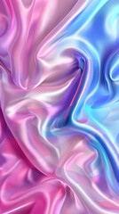 Fototapeta premium Bright satin fabric background illustration