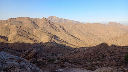 Mountains surrounding the village of Tifghelt, Tafraout