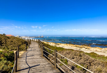 Obraz premium Coastal scenes in Port Nolloth, South Africa