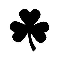 clover icon vector with flat design
