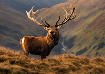 Fototapeta premium A Monarch Of The Glen.