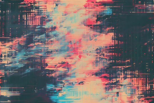 Symbolizing a wave-like, interconnected pattern of dots. Beautiful simple AI generated image in 4K, unique.