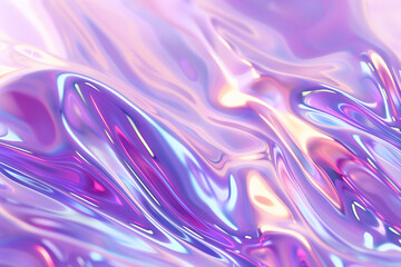 Iridescent Fabric Flow