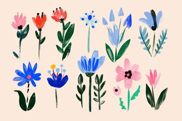 close-up of gladiolus flowers. Selective focus. Beautiful simple AI generated image in 4K, unique.