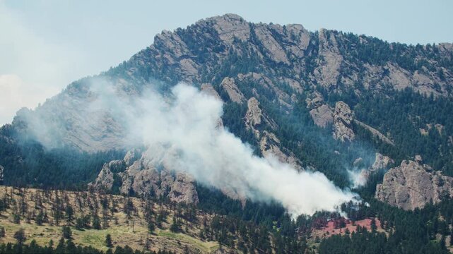 Dinosaur Fire Green Mountain Fire, Boulder Colorado, Wildfire on the Front Range