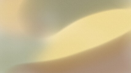Abstract flat style Vintage soft blur defocused noise grainy freeform gradient background with Moss green, Sage, Peach yellow, Lion, Raw umber, mid century modern colors airbrush copy space text area 