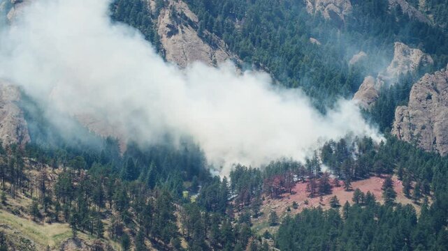 Smoke from Wildfire in Front Range of Colorado, Natural Disaster, 2024