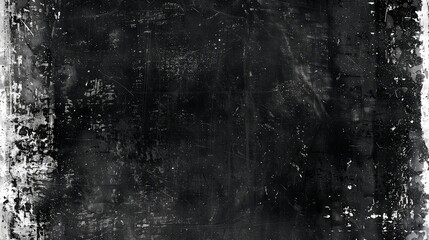 Black and white scratched grunge texture background