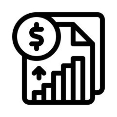 financial line icon