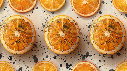 Sliced Oranges Pattern