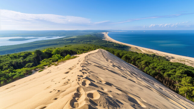 The Majestic Dune of Pilat - Europe's Tallest Sand Dune Located in France