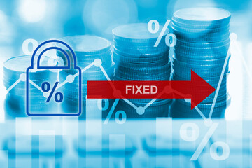 Fixed Interest Rate Loan , credit with fix variable rate in calculation interest entire term 