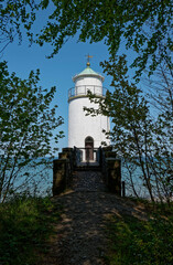 Leuchtturm Taksensand in Dänemark