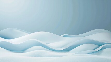 Light blue background, a white gradient, simple and clean light colors, a flat vector style with a three-dimensional effect, soft lighting, a static composition, abstract lines and shapes. 