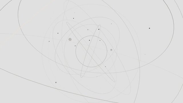 Abstract Orbital with Soft Lines and Circles. Featuring network of soft, transparent lines and circles, resembling orbital paths or celestial patterns. Creates an ethereal and sophisticated aesthetic