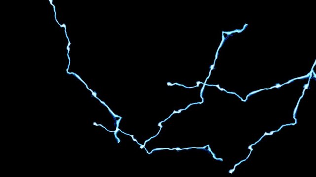 lightning bolt in the night